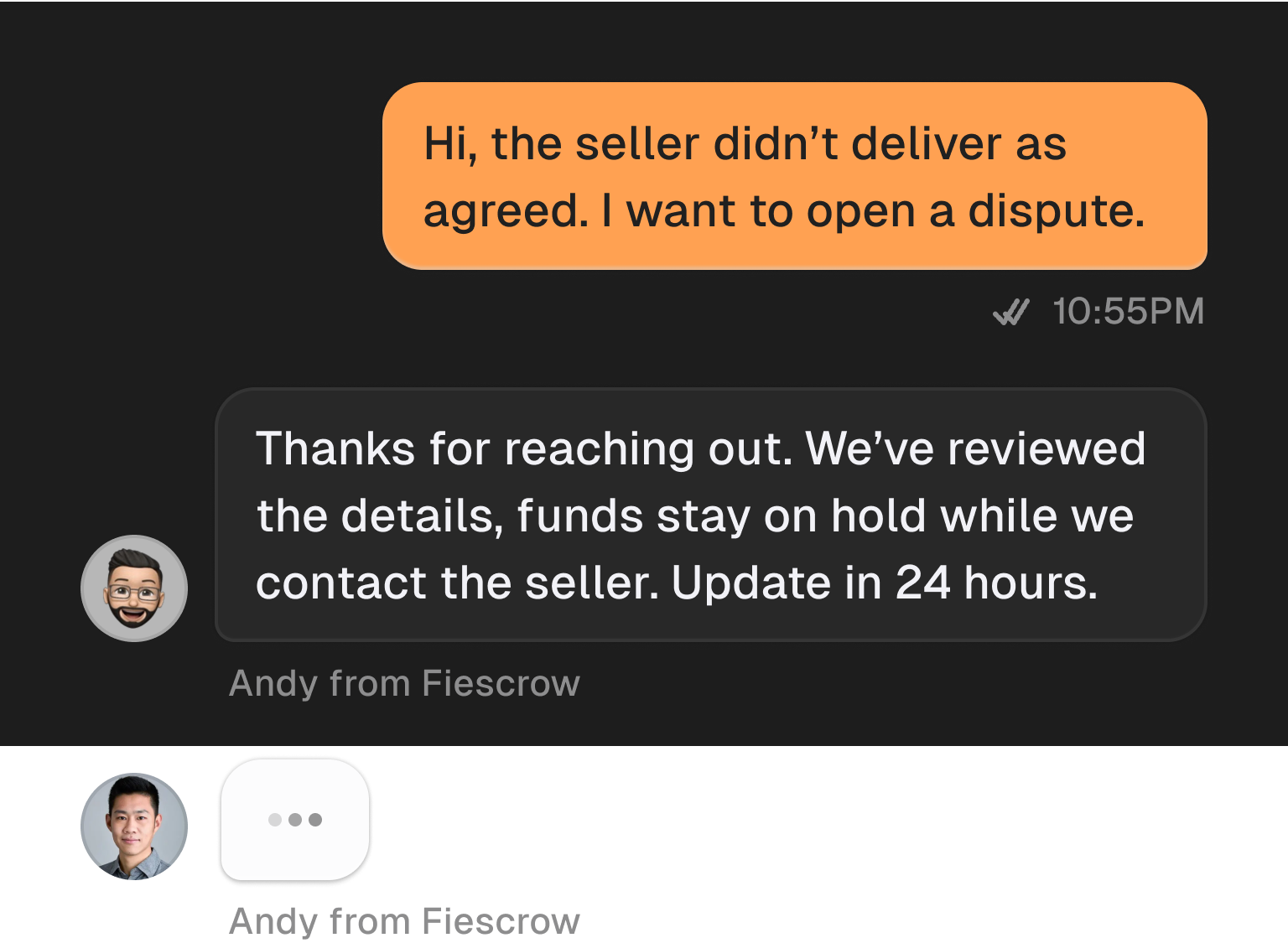 Dispute Chat